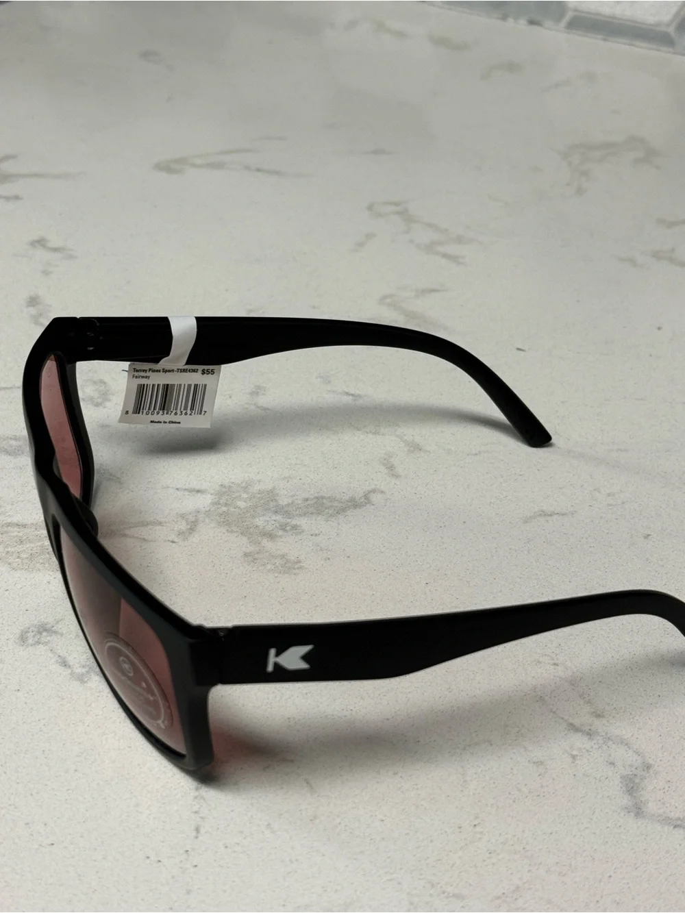 knockterra+ Fairway Men's Sunglasses with Pink Color-Enhancing Lenses